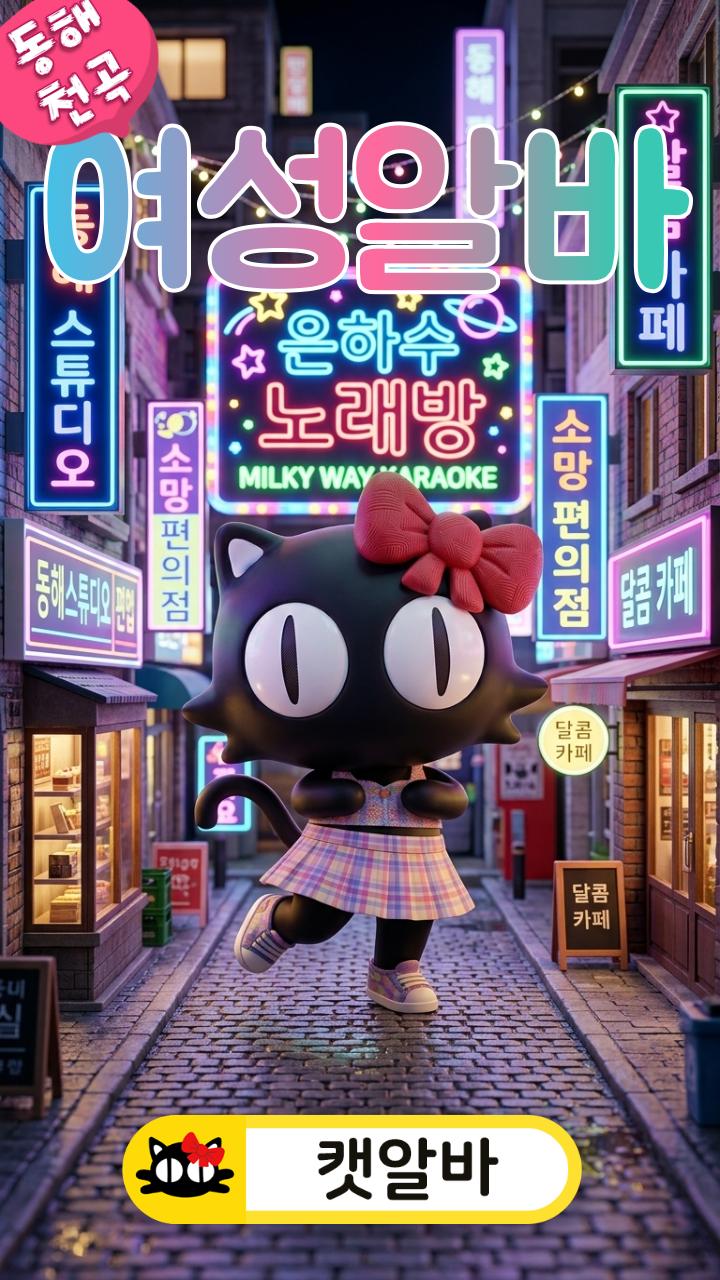 동해 천곡동 여성알바 노래방! 안전한 고수익알바 멘탈 보호막 정산법 (밤알바 캣알바 추천 단기알바 숙소지원)